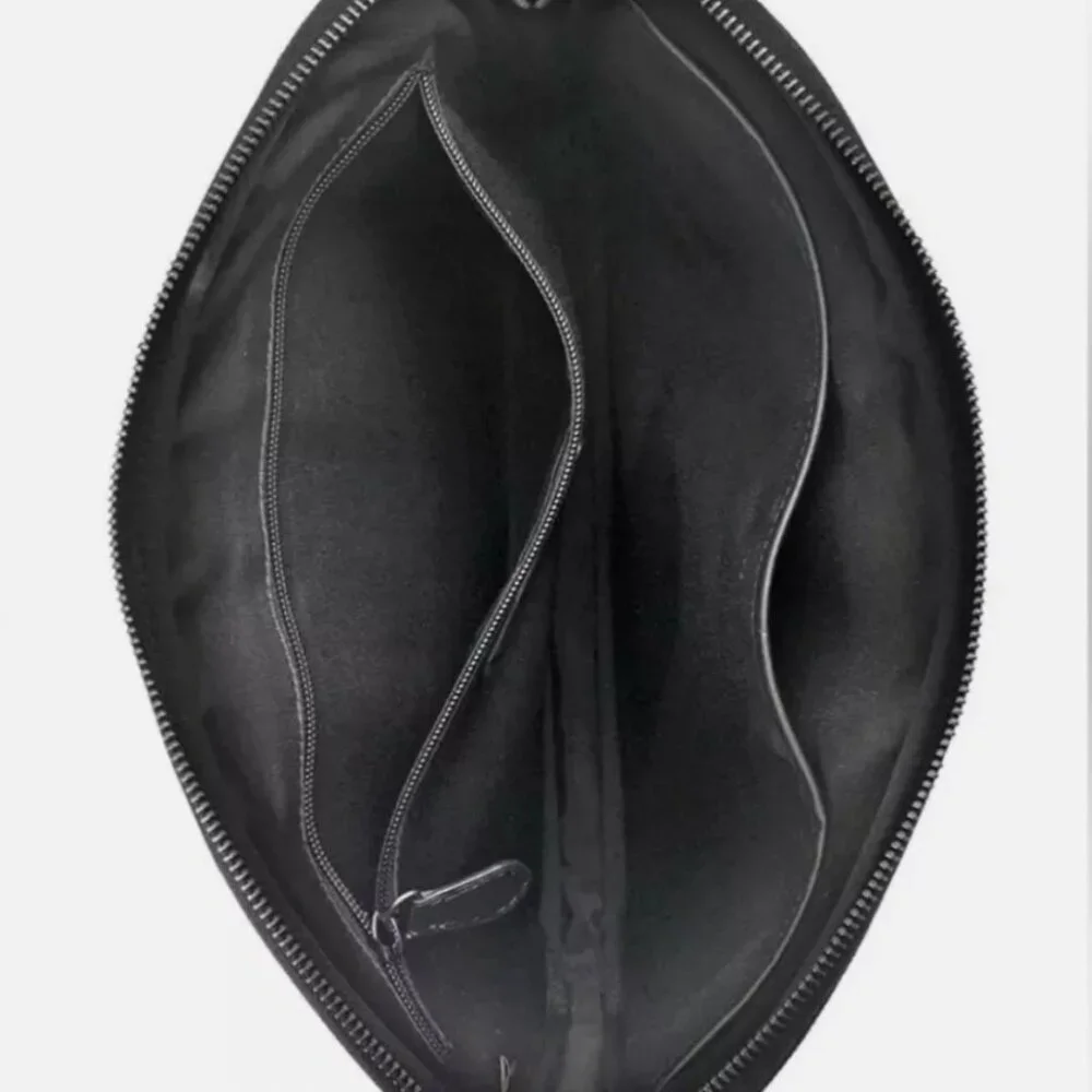NEW Coach Liam Crossgrain Black Leather Compact Briefcase Small  Laptop Bag $450